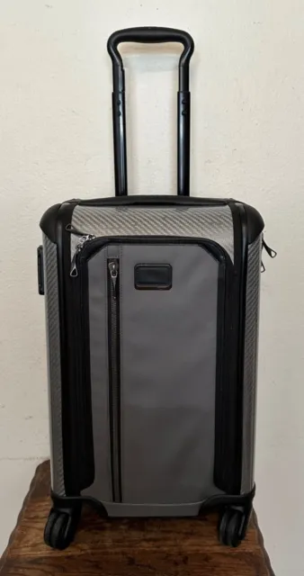 TUMI Tegra Lite Max Continental Expandable 4 Wheel Carry On Luggage Suitcase EUC