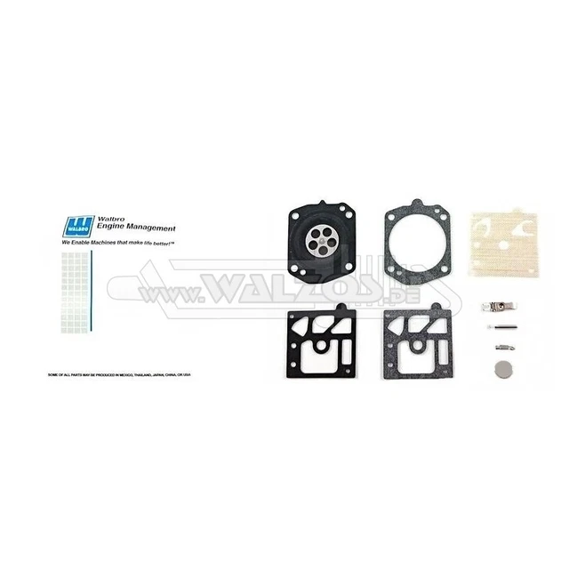 WALBRO Carburetor Kit & Intake Gasket fits Homelite HT17 HT-17 WT117