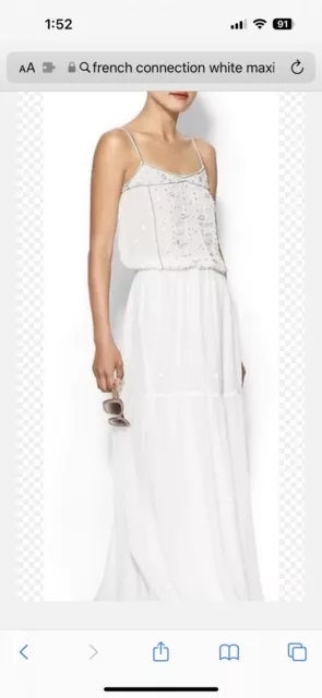 White Maxi Dress French Connection