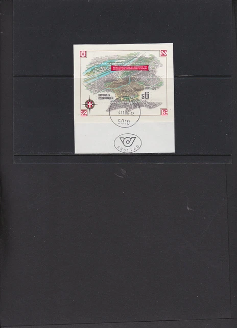 Österreich Block 8 " KSZE " mit Ersttagsstempel 04.11.86, siehe Scan