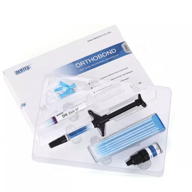 Dental Light Cure Orthodontic Adhesive Kit Dentex for metal and ceramic brackets