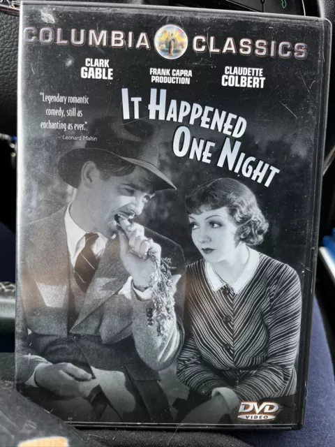 It Happened One Night (DVD, 1999) Full Screen Black & White Very Good