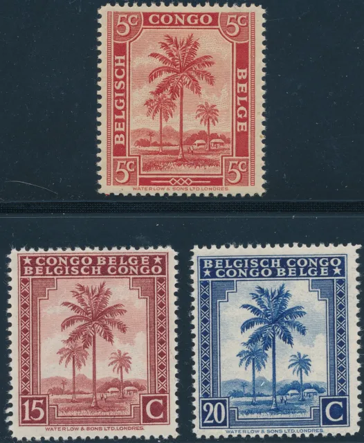 Stamp Belgium Congo Africa Selection WWII 1942 Palm Oil Tree MNH