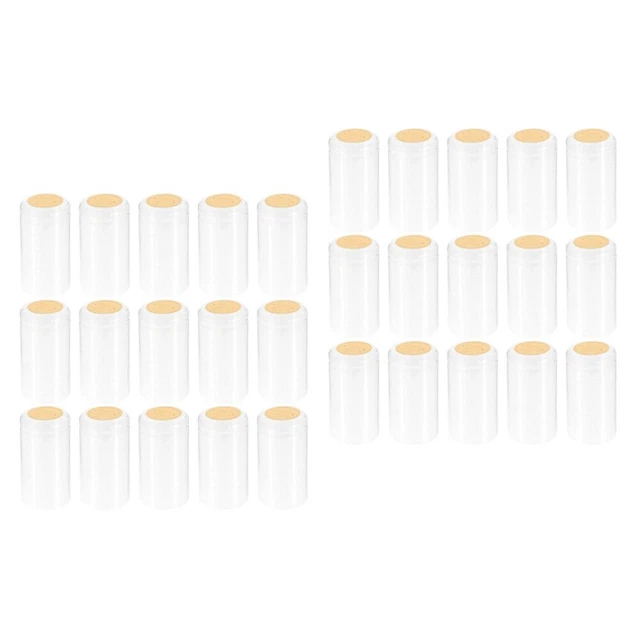 200 pz coperchio bottiglia vino chiusura capsule termoretraibili con crepa