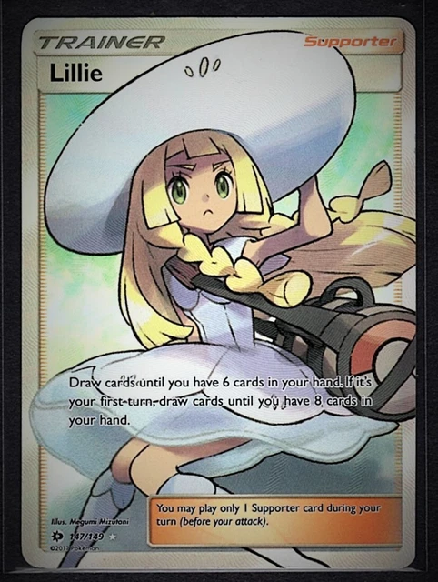 Lillie - 147/149 - Pokemon 2017 Sun & Moon Base Set Full Art Ultra Rare