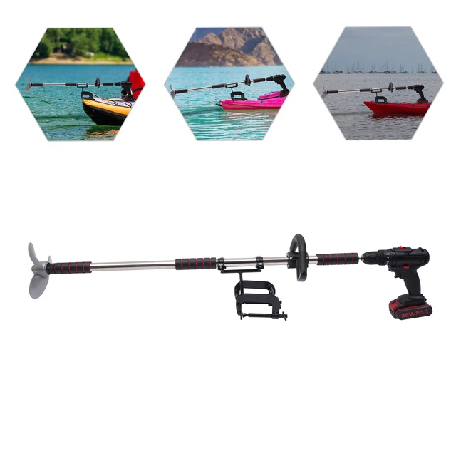ELECTRIC DRILL POWER Thrust Trolling Motor Outboard Boat Motor for