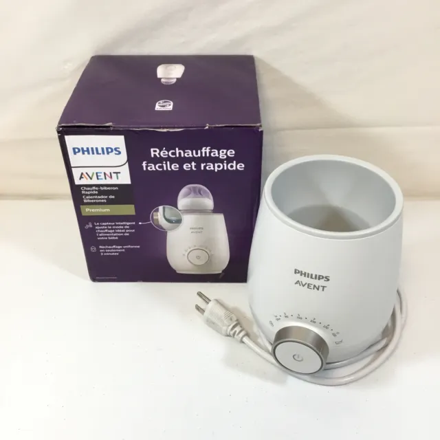 Philips Avent SCF358 White Corded Electric Fast Baby Bottle Warmer Used