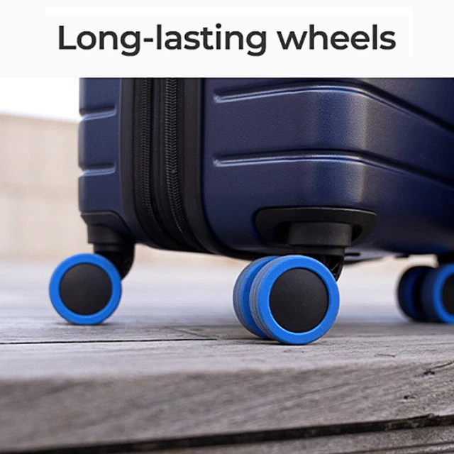 16pcs Soft Silicone For Suitcase Compact Reduce Noise Travel Luggage Wheel Cover