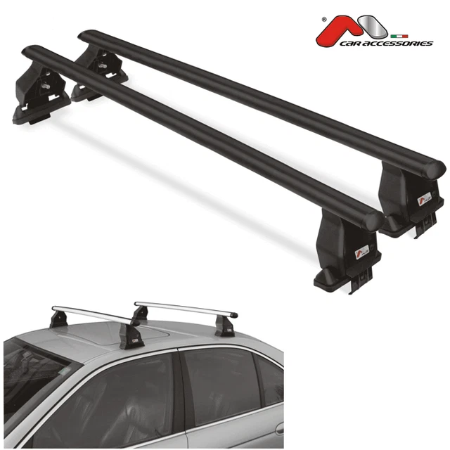 Barres De Toit Transversales Pour Volkswagen Touran (2003-2015) - Marque Turtle - Neuf Garantie 2 Ans