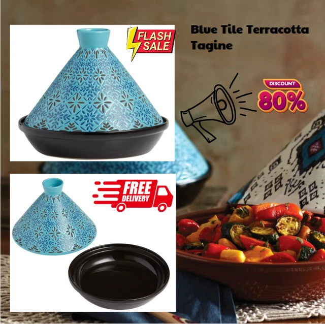 Blue Tile Terracotta Tagine