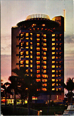 Vtg 1970s Pier 66 Hotel and Marina Resort Fort Lauderdale Florida FL Postcard