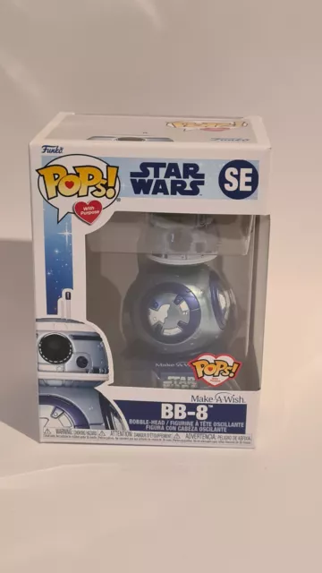 Funko POP!s with Purpose Star Wars SE BB-8 blau blue metallic Make a Wish