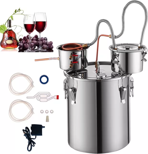 5/9.6/13.2 Gal Moonshine Still Water Wine Alcohol Distiller Brewing Kit