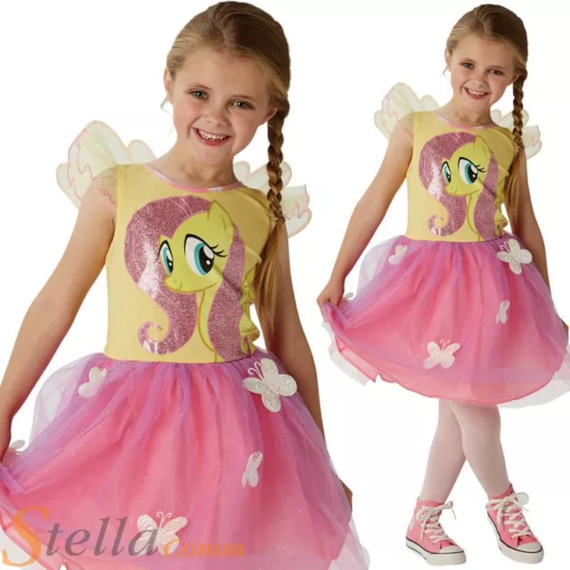 Costume bambino Deluxe Fluttershy My Little Pony abito elegante bambino