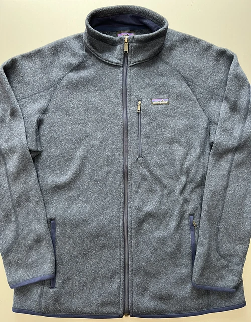 Patagonia Better Sweater Full Zip Fleece Navy Blue Sweatshirt Jacket Mens Sz XL