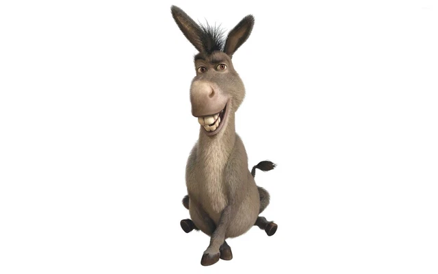 'Burro' Shrek Estampado en Lona - Opciones de Tamaño