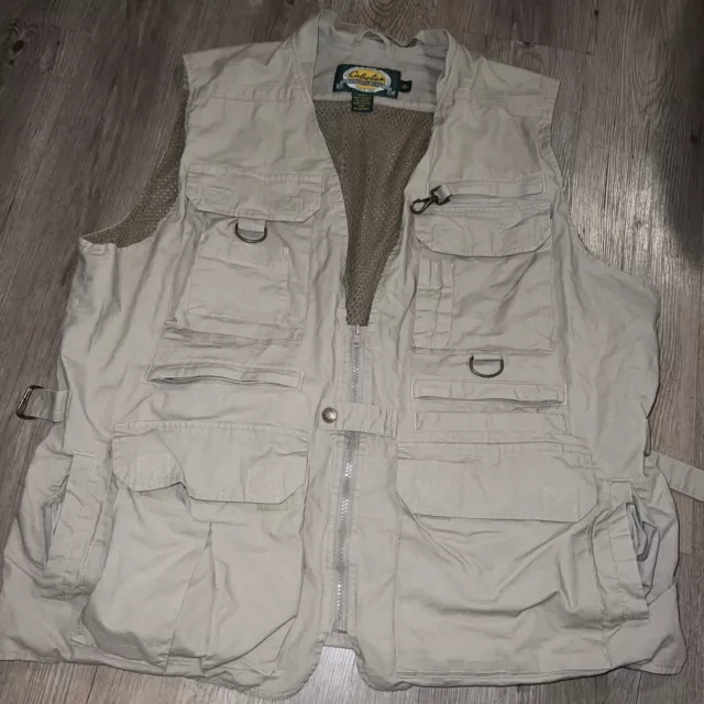 CABELA'S FLY FISHING Vest Youth Kids S/M Outdoor Sports Hunting Pockets  $12.99 - PicClick