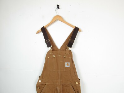 Carhartt Carhartt Trapunta Foderato Salopette 40 x 32 Bavaglino Tuta da Lavoro Duck Tela 
