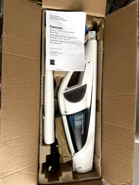 Kenmore DS Cordless Stick Vacuum Cleaner 2-in-1 Handheld HEPA VAC 45 min Runtime