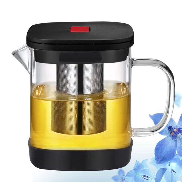 Teiera in vetro domestico 600 ml resistente al calore vetro teiera alto borosilicato