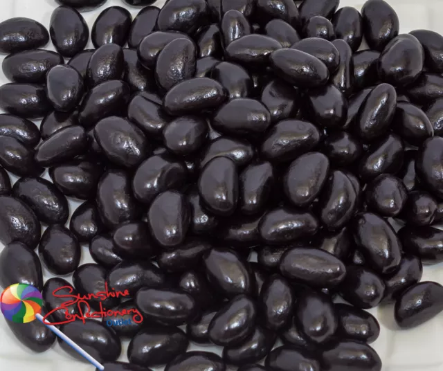 Black - Mini Jelly Beans - (Cola Flavour) - 1kg of Jelly Lollies 2