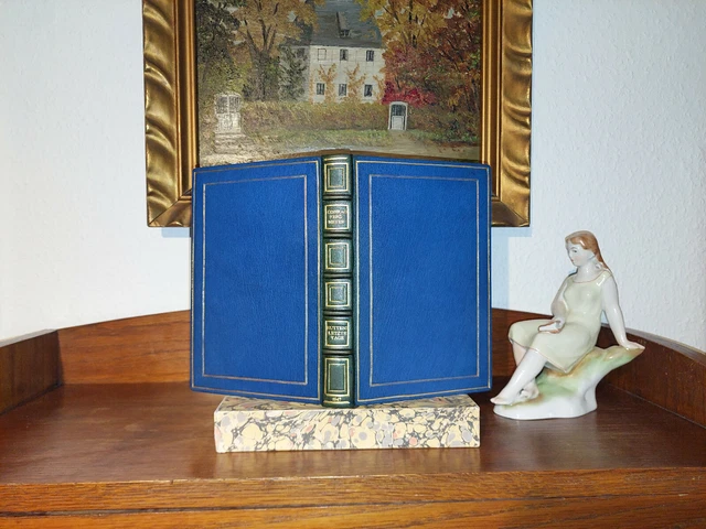 C.F. MEYER HUTTEN Hübsche bibliophile Luxusausgabe Schöner LEDER HANDEINBAND