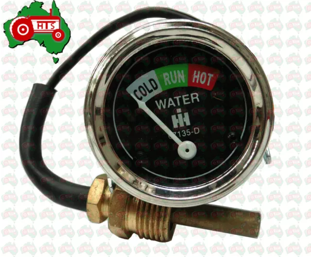 Water Temperature Gauge 66mm Fits For Case Fits For International & FARMALL