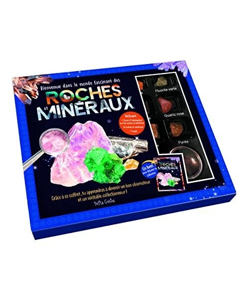 Collection de Géologie de 20 roches et minéraux bruts | Kaufen auf