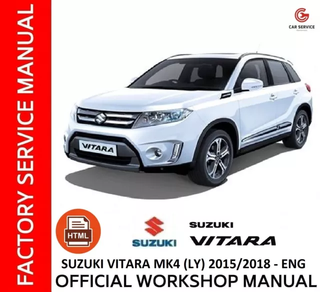 Suzuki Vitara (Ly) 2015/2018 - Manuale Officina Workshop Manual Wiring Diagrams