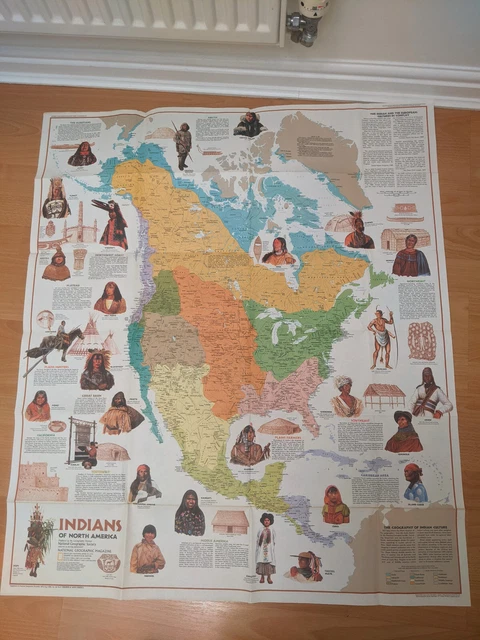 INDIANS OF NORTH America poster - Indians Of North America Poster National Geographic.webp