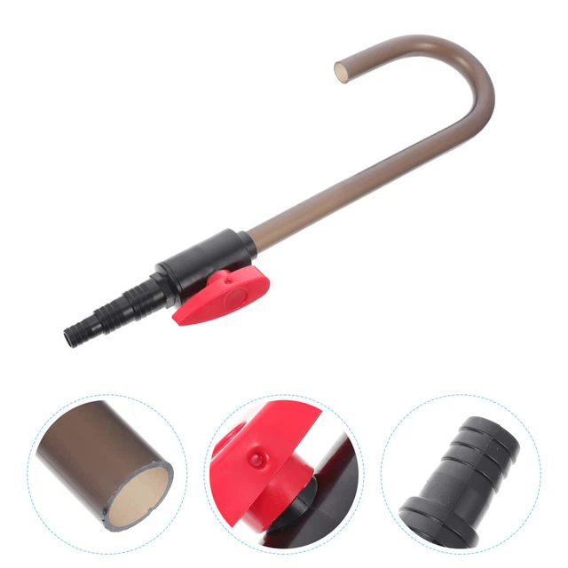 Siphon Nettoyeur Pour Aquarium - Pompe à Eau Manuelle 170 Cm Avec Filtre à Gravier, Changement D'eau Facile - 9