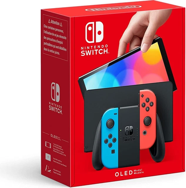 Nintendo Switch (Modello OLED), Blu Neon/Rosso Neon