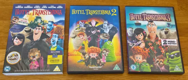 Hotel Transylvania 1 2 & 3 DVD Collection Set R2