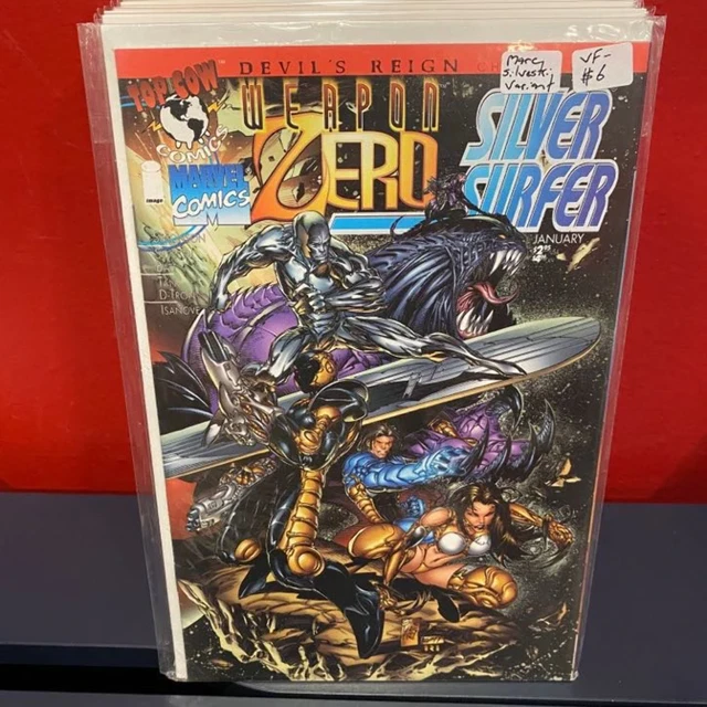 Weapon Zero / Silver Surfer #1 - Marc Silvestri Variant - VF-