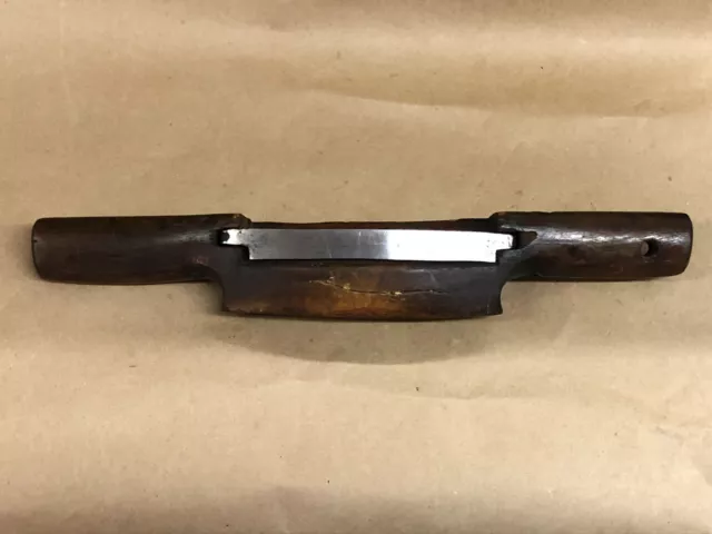 Large Vintage Wooden Unmarked Spoke Shave Spokeshave