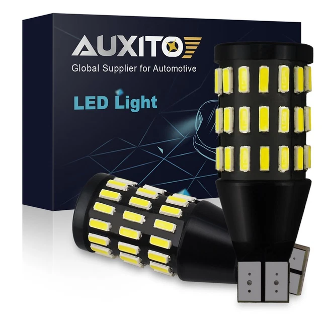 2X CANBUS Error Free T15 LED Reverse Backup Light 921 912 Bulbs 54 SMD AUXITO