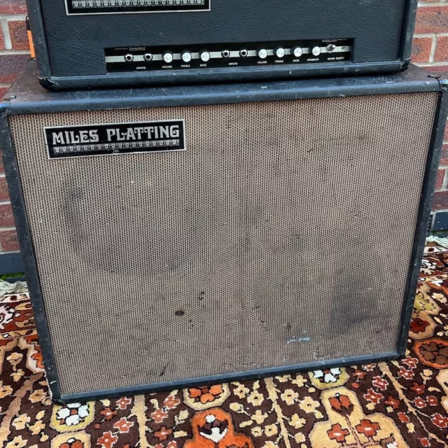Vintage 1970s Wilsic Sound Miles Platting Amplifier 2x12 Cabinet w/ McKenzie