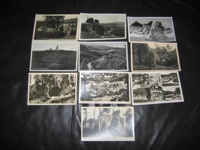 10 alte DDR Postkarten Thüringer Wald / Stützerbach usw.