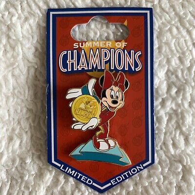NEW 2008 Disney Summer of Champions Minnie Mouse Pin LE 3000