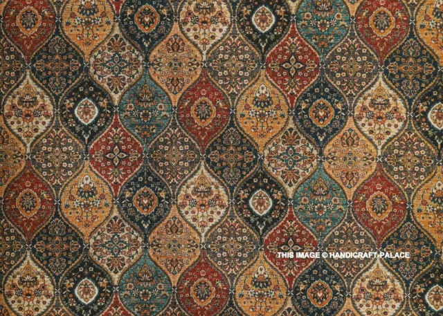 Indien Coton Numérique Neuf Tissu Imprimé Course Desseré Couture Artisanat 4.6m