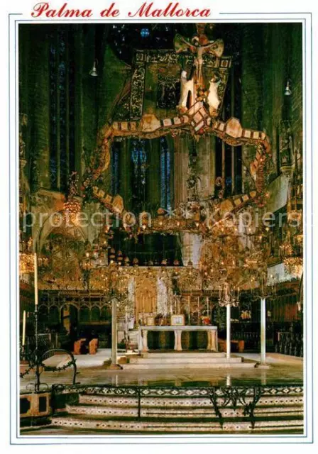 72807740 Palma de Mallorca Interior de la Catedral Kathedrale Innenansicht Palma