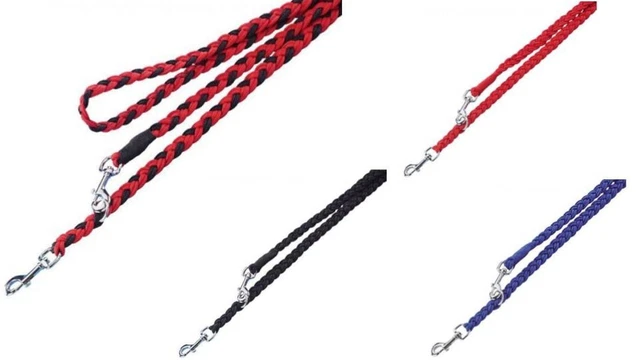 Führleine geflochten Nylon Nylonleine Hundeleine V-Leine Umhängeleine für Hunde