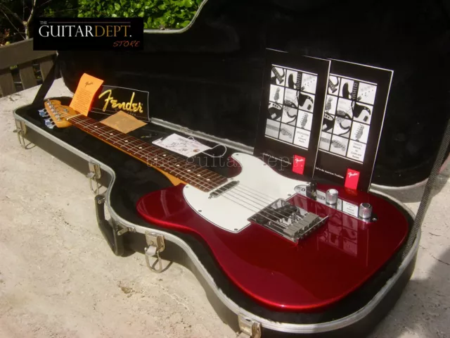 ♚MINT♚Vintage 1997 Fender American Standard TELECASTER USA♚RARE Candy Apple Red♚