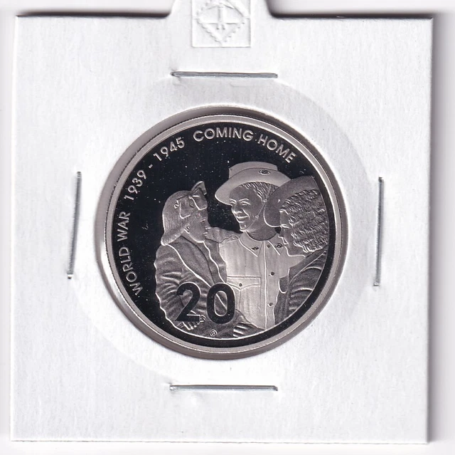 AUSTRALIAN PROOF 2005 20 Cent Coin World War Coming Home In 2X2 Holder. .,, . 20.00 PicClick AU