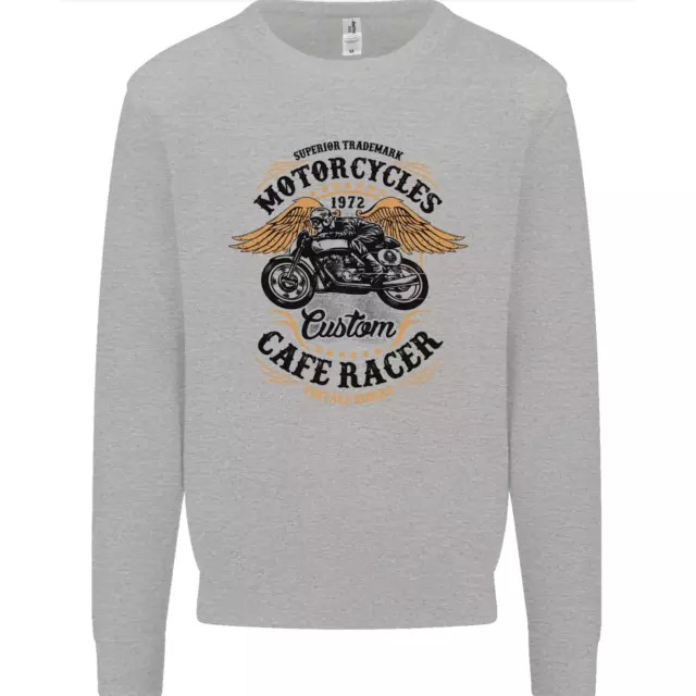Felpa Maglione Biker Personalizzata Cafe Racer Moto da Uomo