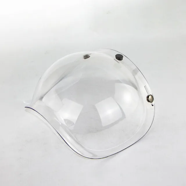(Transparent)Open Face Motorcycle Helmet BubblePC Lens Durable Wear Proof