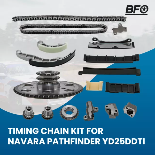 Kit De Distribution Par Chaîne for Nissan Cabstar NP300 Navara 2.5dCi 13028AD212