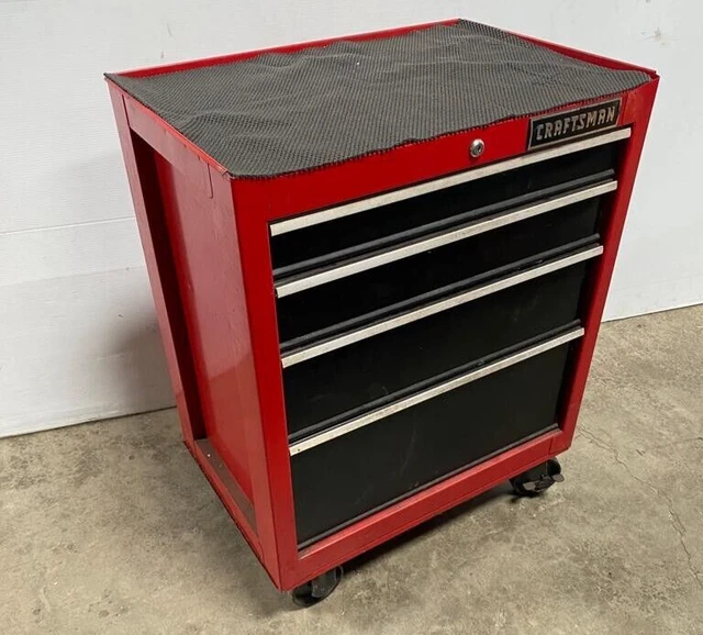 CRAFTSMAN 4 DRAWERS Rolling Cart Tool Box Very Nice on Wheels