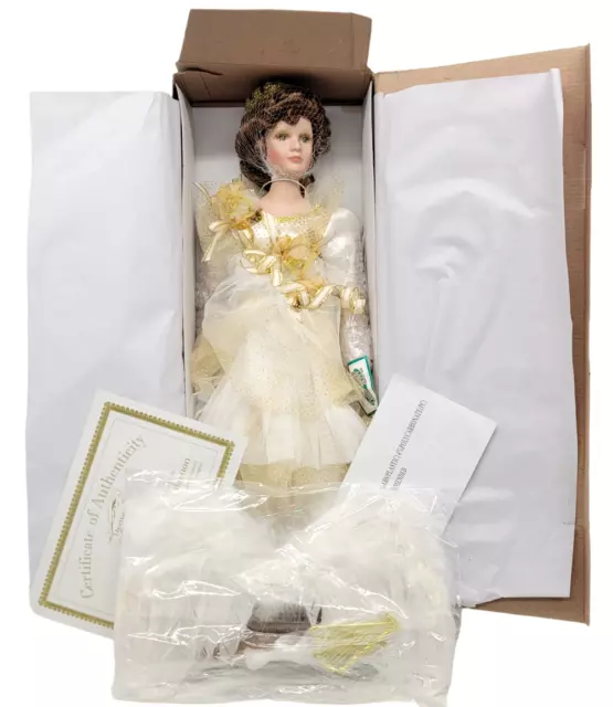 Heritage Signature Collection 18" Shimmering Angel Porcelain Doll w/ COA NEW