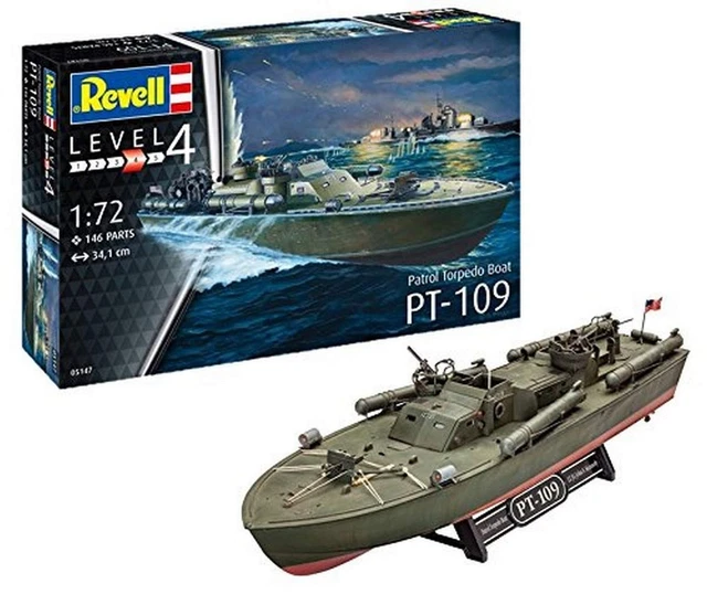 Revell 05147, Patrol Torpedo Boat Pt-109, 1: 72 Scale Plastic Model
